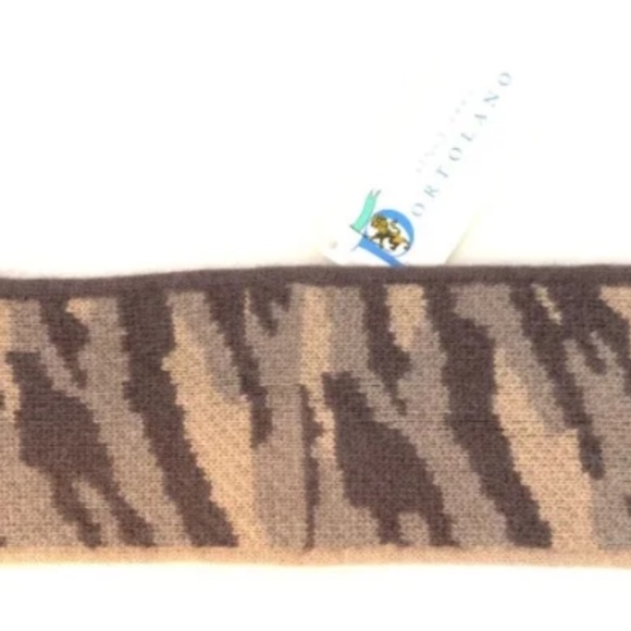 Portolano Cashmere Angora Blend Twisted Camo Headband Headwarmer - Picture 4 of 4